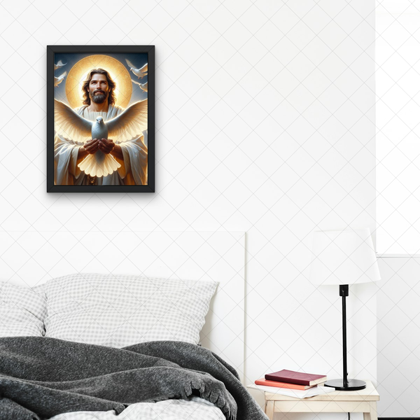 Angel on the Sea Wall Art