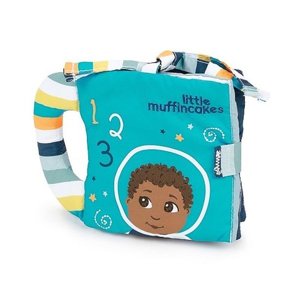 Little Muffincakes Ashton Soft Book With Handle And Straps To Close