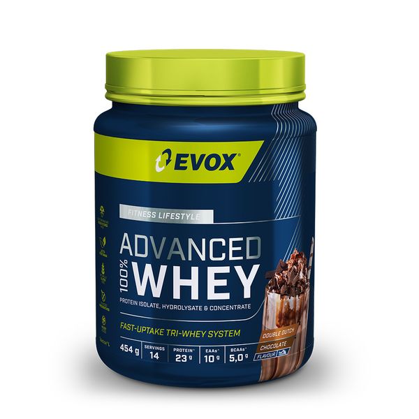 Evox 100% Whey Protein Advanced Double Dutch Chocolate 454G