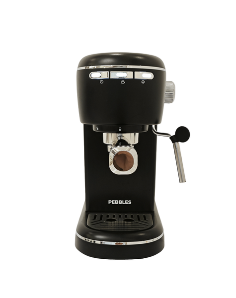 Pebbles Espresso Coffee Machine Maker 15 Bar - 1100W 1.2L Tank