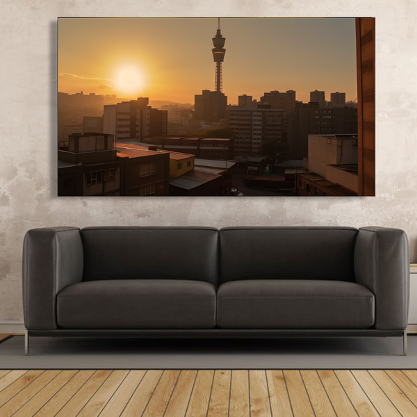 Canvas Wall Art -Joburg Sunrise Abstract - IM0066