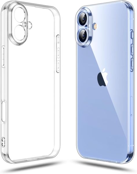 TPU Clear Transparent Case for iPhone 17 2025 - Slim &amp; Protective