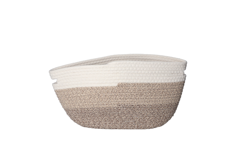 Danny Home Rectangular Woven Storage Basket 33cm