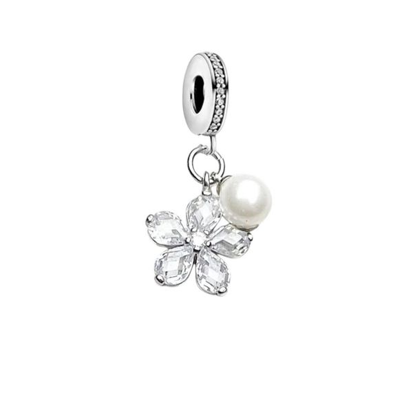 925 Sterling Silver Daisy Flower Charm