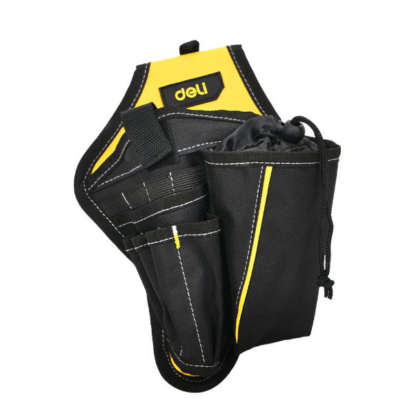 Deli Drill Holster, 7-Pocket Durable Belt-Mounted Tool Pouch