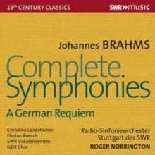 Johannes Brahms: Complete Symphonies/A German Requiem (CD / Box Set)