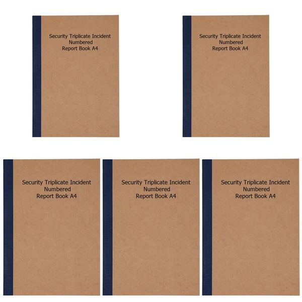 RBE Security Incident Triplicate Report Book -5's