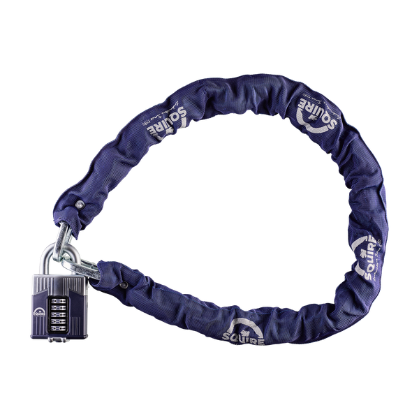 High Security 65mm Combination Lock With Hardened Chain Squire