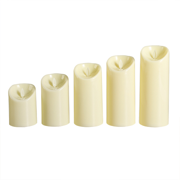 LED Electronic Candle - Flameless Candle Atmosphere Light -5Pcs