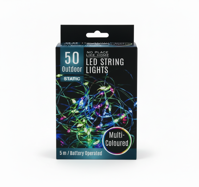 No place like home Outdoor 5M LED Fairy Lights - Weather-Resistant