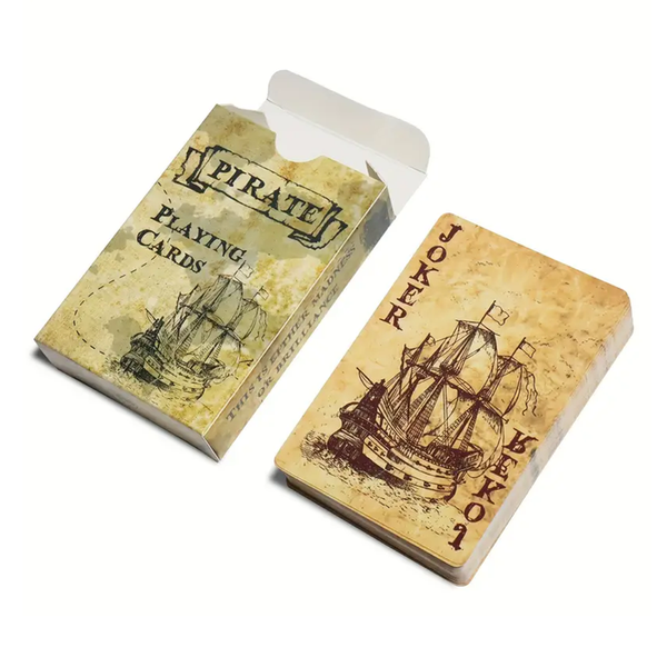 Vintage Pirate Themed Playing Cards