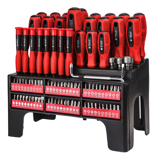 100 PCS Screwdriver Set - Home Use Precision Screwdriver Magnetic Tool Kit