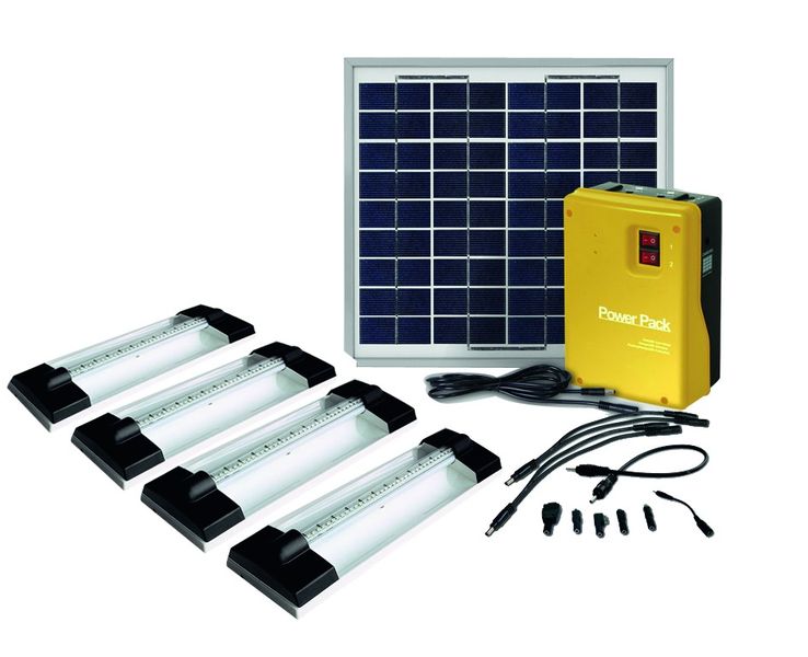 Solar Light Home Kit 4 x 1.5W LED Light
