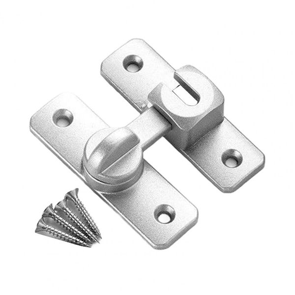 Multipurpose 90/180 degree sliding anti-theft door lock