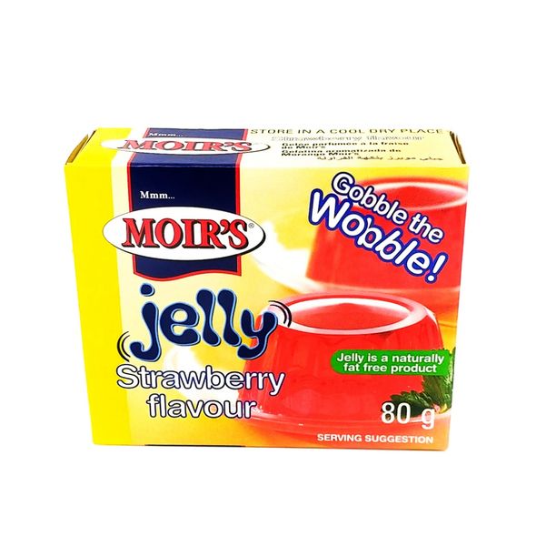 Moir's Jelly - Strawberry Flavour 6 x 80g