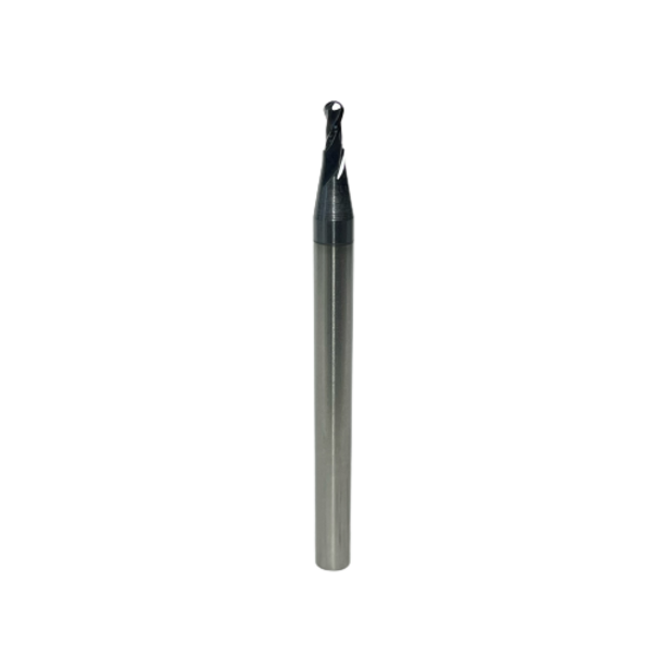Tungsten Carbide HRC45 Ball Nose Cutter - 2 Flutes - D2 x 4 x D4 x 50L