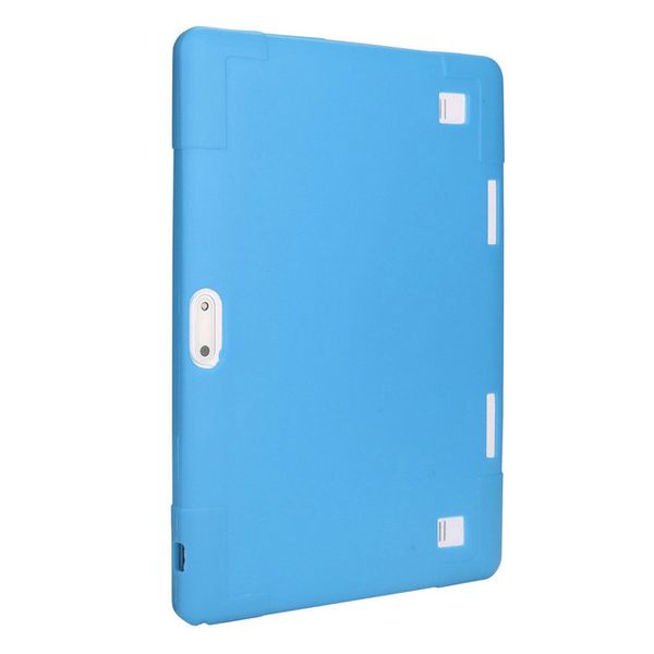 TUFF-LUV Universal 10”(fits most 10”) Tablet Silicone case - Blue