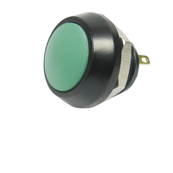 PBMZR171ATLE5 Ø12mm Green Momentary Push Button Switch IP65 36VDC