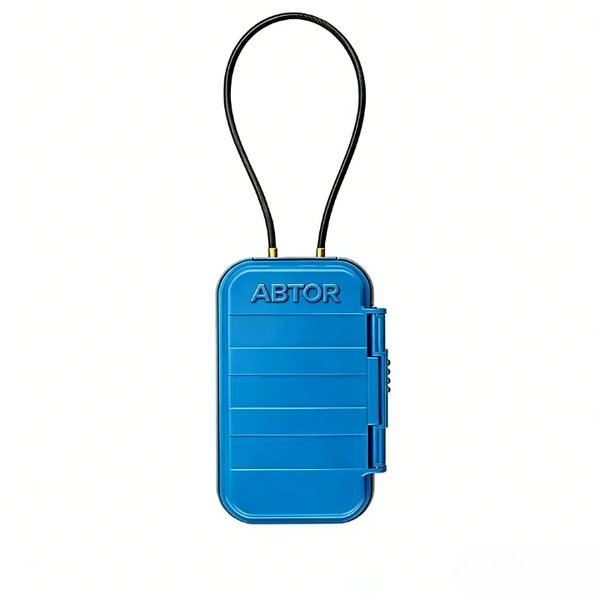 ABTOR Portable Combination Lock Safe with Steel Cable for Outdoor Travel