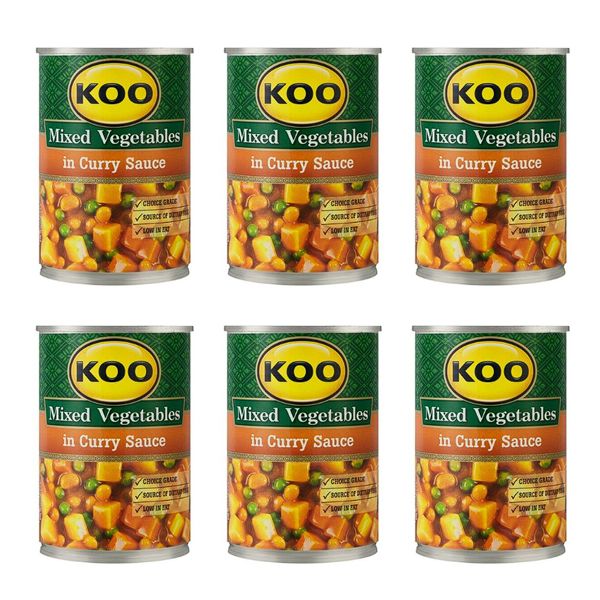 KOO Vegetable Curry (6 x 420g)