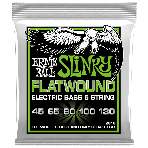 Ernie Ball 2816 - Regular Slinky Flatwound 5-String Bass Strings