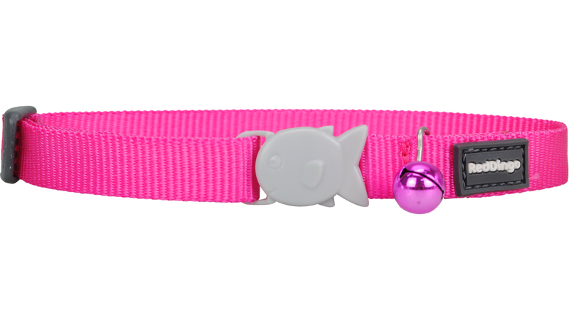 Red Dingo Cat Collar - Classic Hot Pink