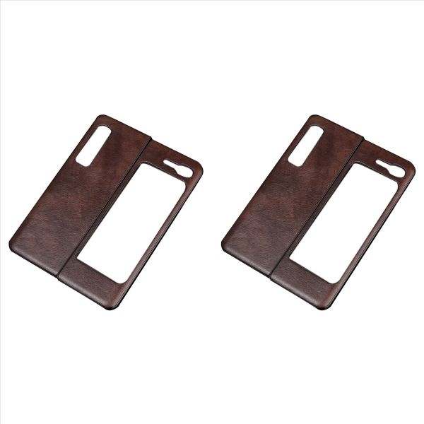 Pu Leather Litchi Pattern Skin-3 Compatible With Samsung Galaxy Fold 5G Case