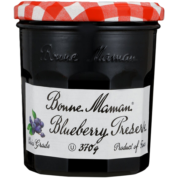 Bonne Maman Blueberry Jam Glass - 6 x 370g
