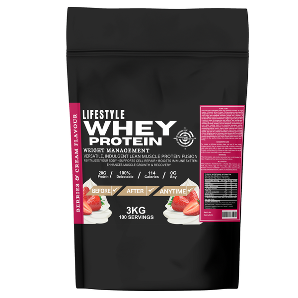 Rogue Legion Lifestyle Whey Protein -3kg - Berries &amp; Cream