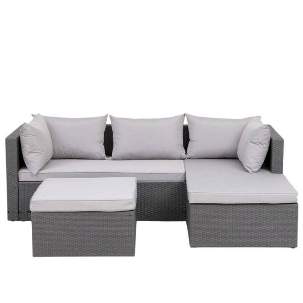 Shayd - Milan 3 Piece Outdoor Rattan Patio Set