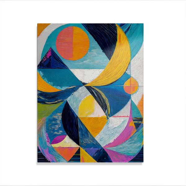 Canvas Wall Art - Abstract Shapes 1