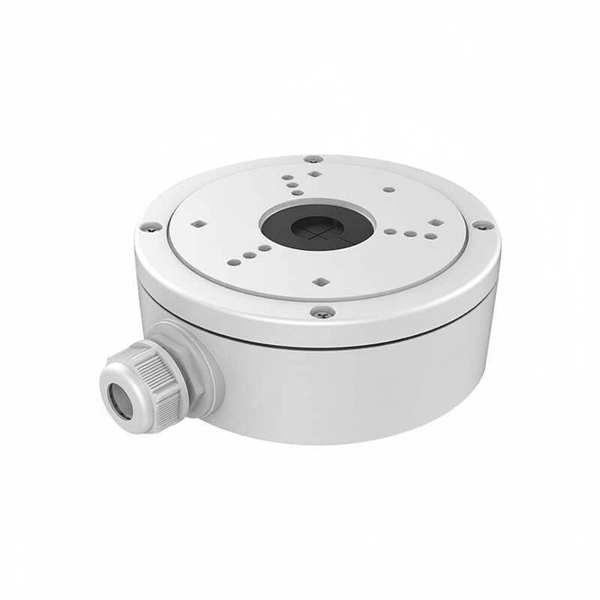 BRKT White Junction Box for Dome Cameras - Weatherproof Security Accessory