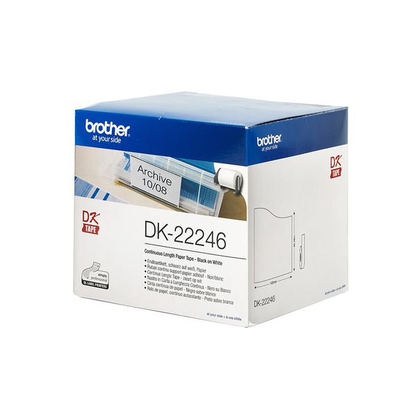 Brother DK-22246 Continuous Paper Label Roll 103mm x 30.48m