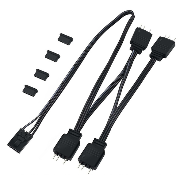 1 to 4 ARGB Splitter Extension Cable Connect to 5V 3-Pin ARGB