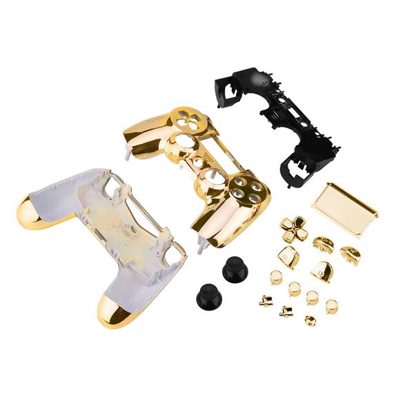 Gold Controller Shell Compatible with PS4
