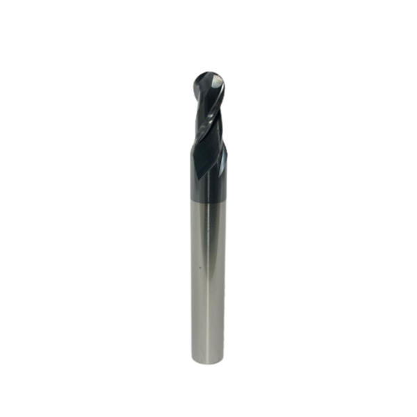 Tungsten Carbide HRC45 Ball Nose Cutter - 2 Flutes - D5 x 10 x D5 x 50L