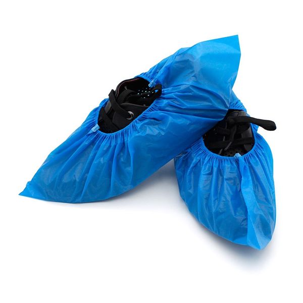 Shoe Covers Disposable Blue Pack 100s