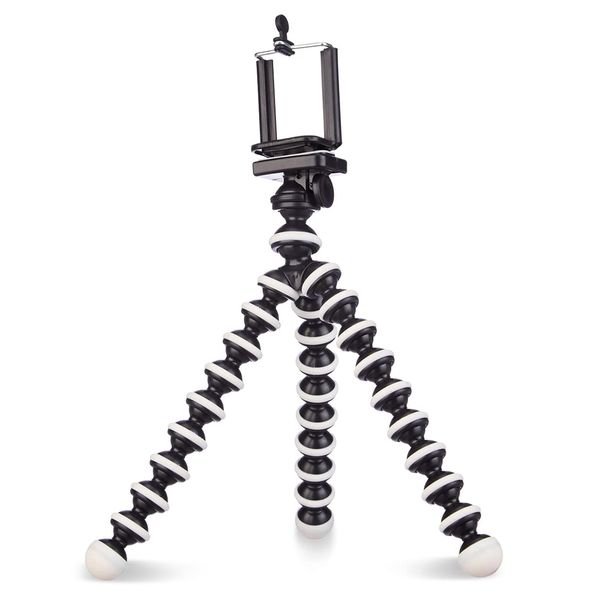 Portable &amp; Lightweight Gorilla Tripod For Mobiles &amp; DSLR With Phone Holder