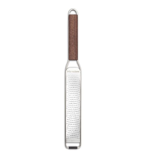 Microplane Master Series Rasp Style Paddle Grater Walnut Wood Handle