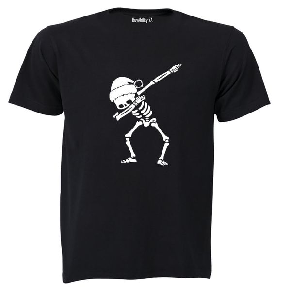 Christmas Dabbing Skeleton - Kids T-Shirt