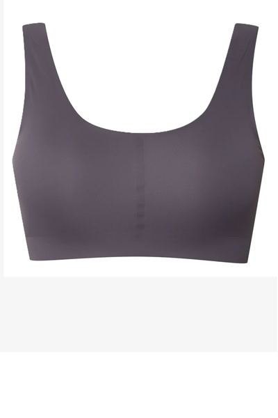 Women Bonded Crop Top Grey - M