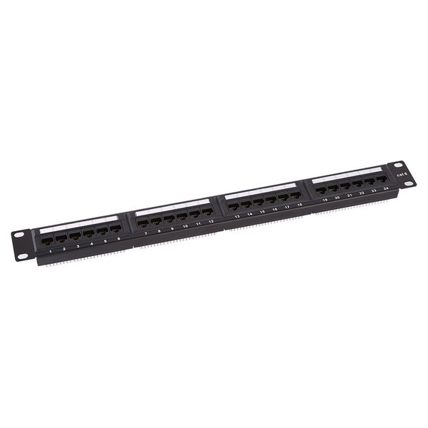 Space TV 24 Port 19" RJ45 CAT6 Patch Panel For Space TV Network Cabinets