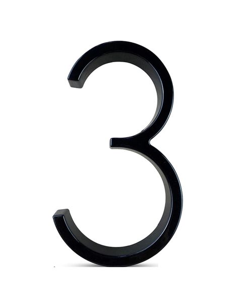 5 Inch Floating House Number Metal Modern Anti-Rust House Address Numbers