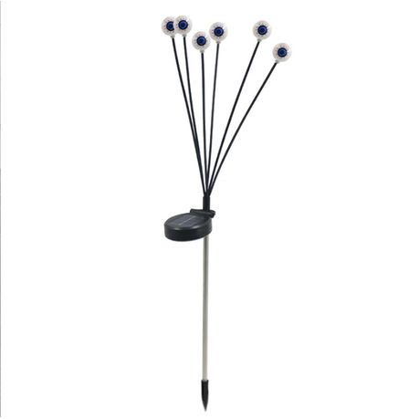 10-Light Red Halloween Ghost Eye LED Ground Stake Eyeball Lights Image