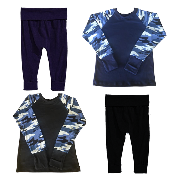 4 Piece - Black &amp; Navy Two Tone image