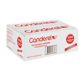 Compostable Canderel Sweetener Sachets Sticks - Pack 1,000