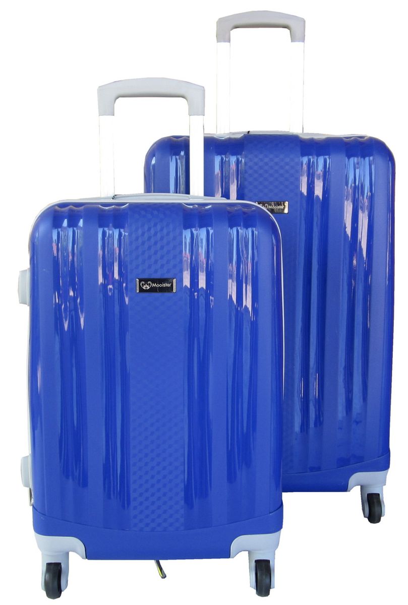 Mooistar Unbreakable Travel Luggage 2 Piece Suitcases Sky Blue Buy