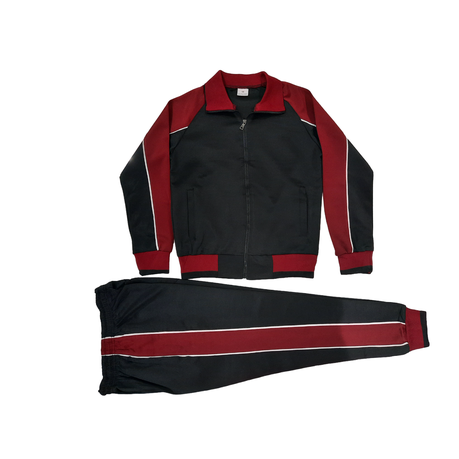 Ladies Tracksuit Set- Black/Red, Shop Today. Get it Tomorrow!