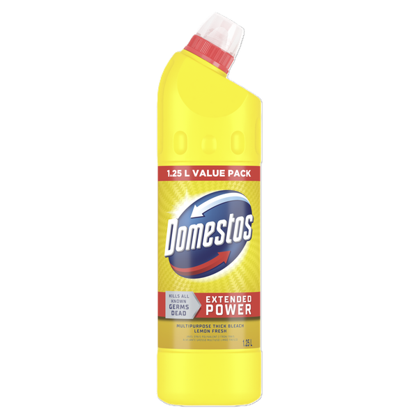 Domestos Lemon Multipurpose Stain Removal Thick Bleach Cleaner 1.5L