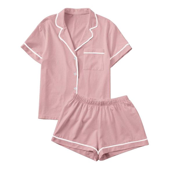 PJ Warehouse - Pink Short Summer Pajamas